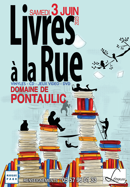 Affiche Livres à la rue