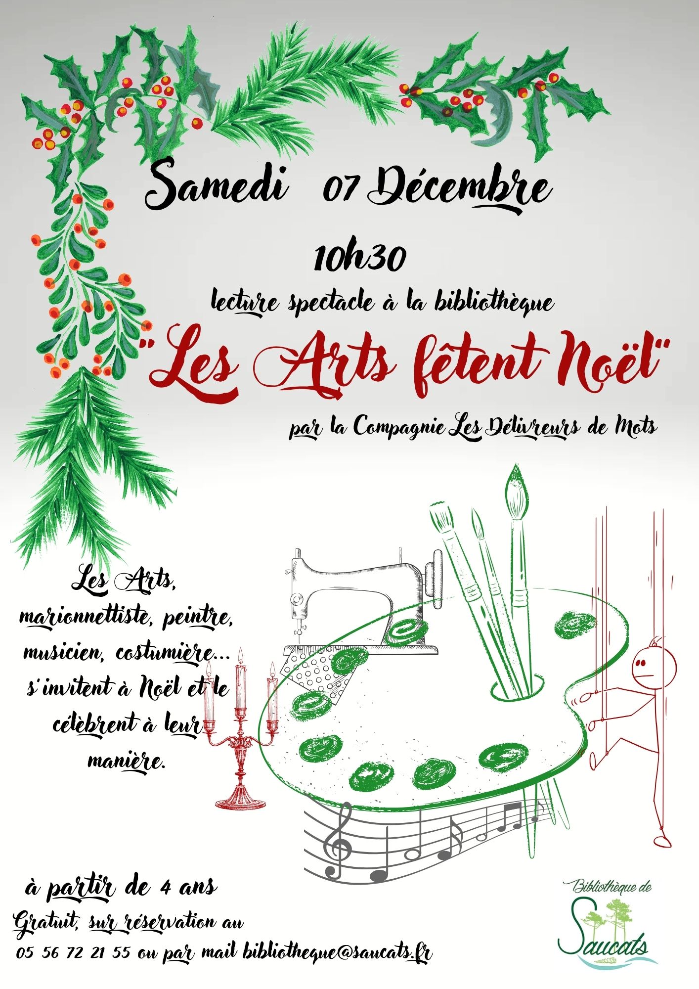 spectacle "les Arts fêtent Noël"