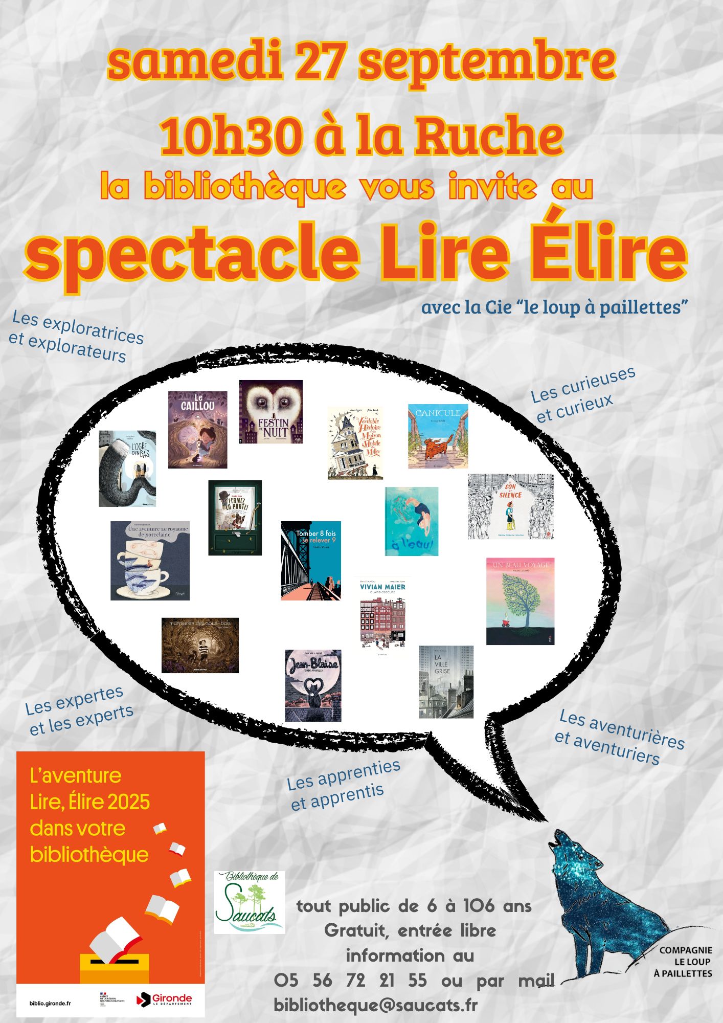 spectacle Lire Élire 