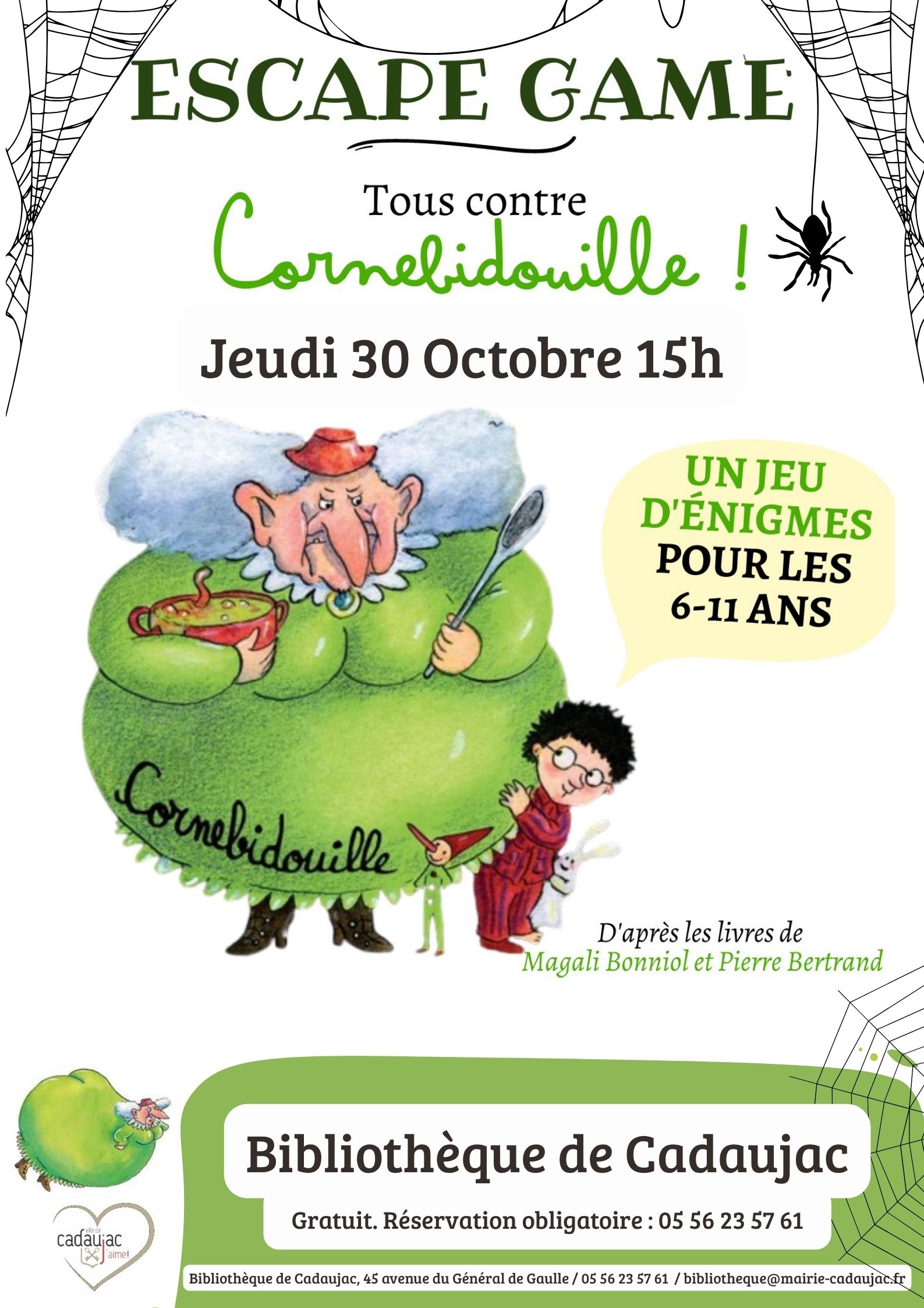 Escape game Cornebidouille