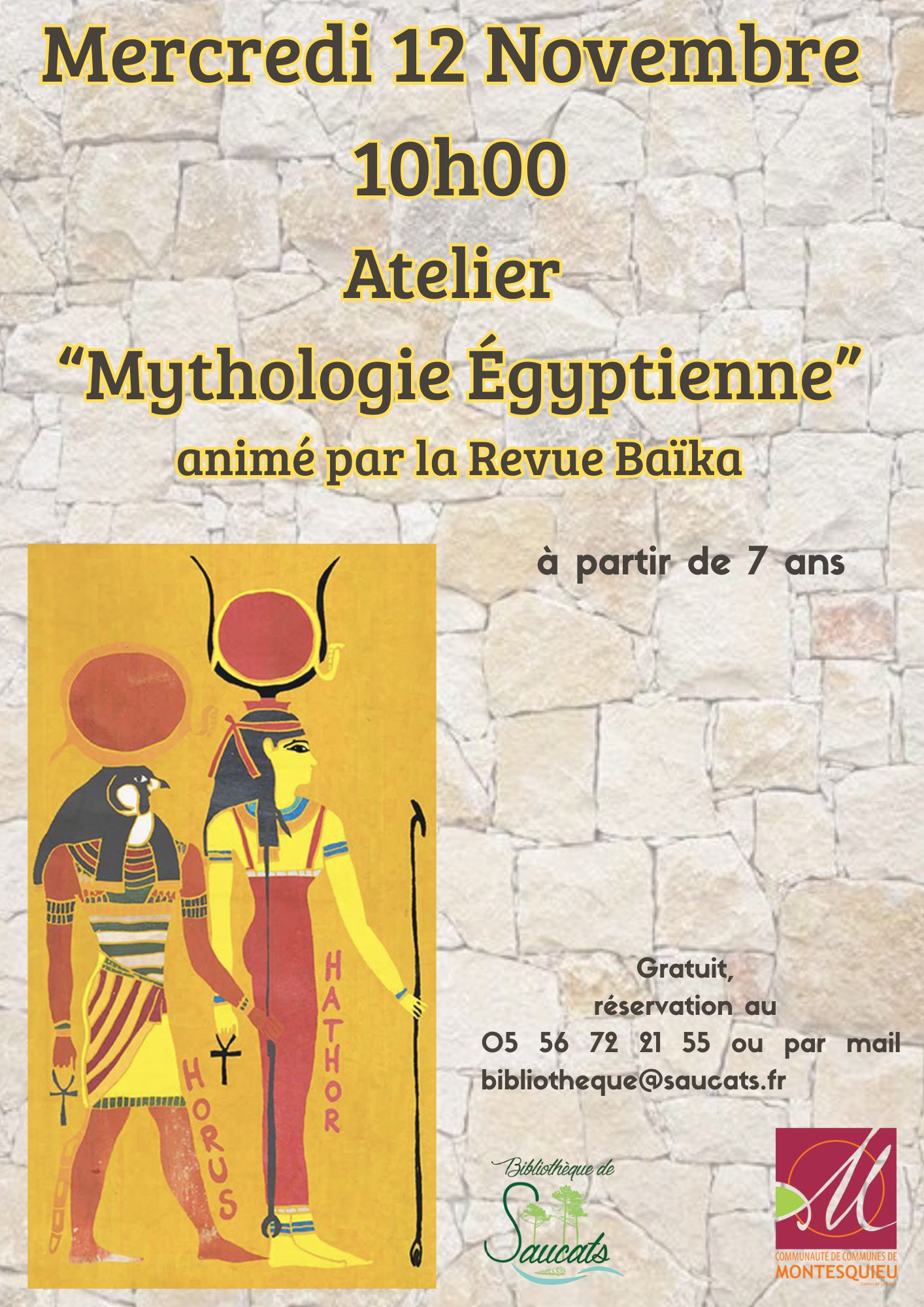 atelier mythologie Egyptienne
