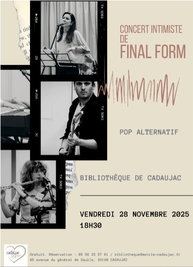 Concert intimiste Final Form